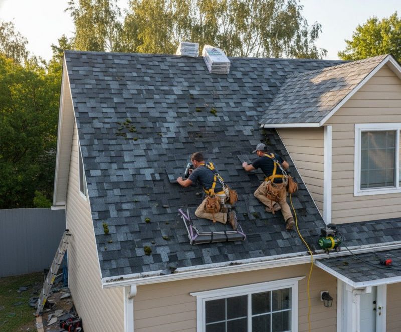 Local Shingle Roof Installation pros at work